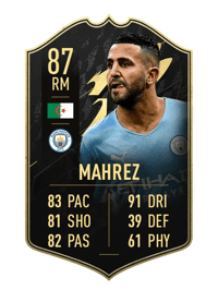 Riyad Mahrez Team of the Week 87 OVR