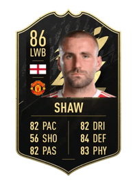 Luke Shaw Team of the Week 86 OVR