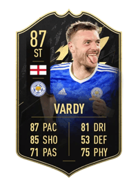 Jamie Vardy Team of the Week 87 OVR