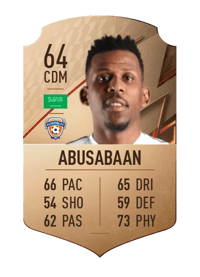 Mohammed Abusabaan Rare 64 OVR