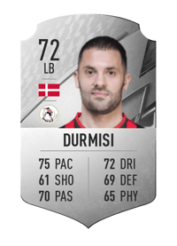Riza Durmisi Rare 72 OVR