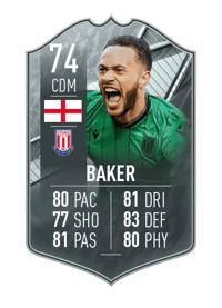 Lewis Baker SILVER STARS 74 OVR