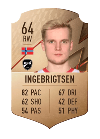 Mikael Norø Ingebrigtsen Rare 64 OVR
