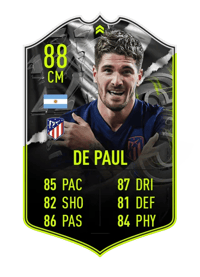 Rodrigo Javier De Paul SHOWDOWN PLUS 88 OVR