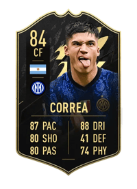 Joaquín Correa Team of the Week 84 OVR
