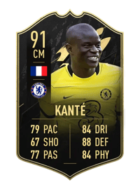 N'Golo Kanté Team of the Week 91 OVR