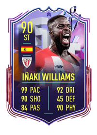 Iñaki Williams Fantasy FUT Upgrade 90 OVR