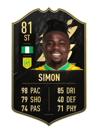 Moses Simon Team of the Week 81 OVR