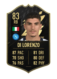 Giovanni Di Lorenzo Team of the Week 83 OVR