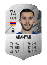 Sargis Adamyan Rare 74 OVR