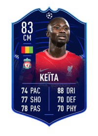 Naby Keïta UEFA Champions League MOTM 83 OVR