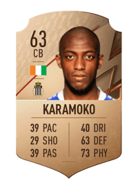 Ben Kantie Karamoko Rare 63 OVR