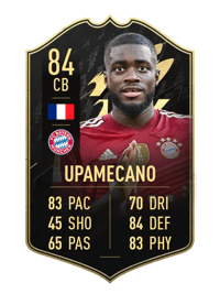 Dayot Upamecano Team of the Week 84 OVR