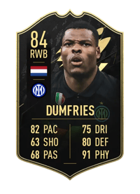 Denzel Dumfries Team of the Week 84 OVR