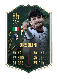Riccardo Orsolini WINTER WILDCARDS 85 OVR