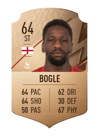 Omar Bogle Rare 64 OVR
