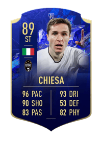 Federico Chiesa TOTY HONOURABLE MENTIONS 89 OVR