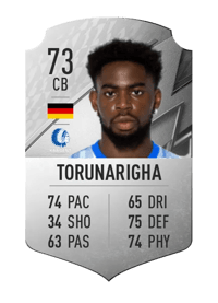 Jordan Torunarigha Rare 73 OVR