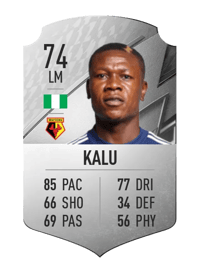 Samuel Kalu Rare 74 OVR