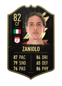 Nicolò Zaniolo Team of the Week 82 OVR