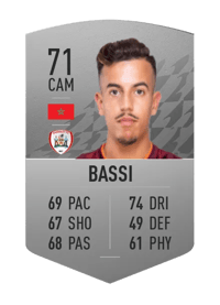 Amine Bassi Common 71 OVR