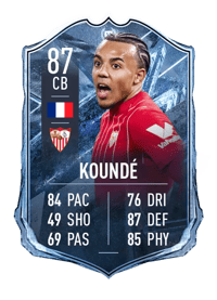 Jules Koundé FUT VERSUS ICE 87 OVR