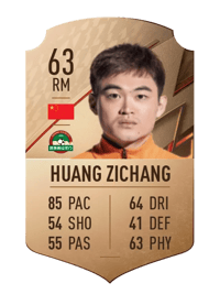 Huang Zichang Rare 63 OVR