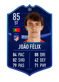 João Félix UEFA Champions League MOTM 85 OVR