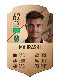 Ali Majrashi Rare 62 OVR