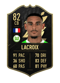 Maxence Lacroix Team of the Week 82 OVR