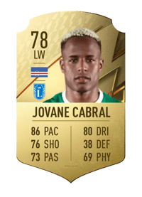Jovane Cabral Rare 78 OVR