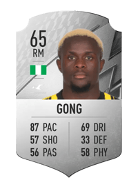 Hilary Gong Rare 65 OVR