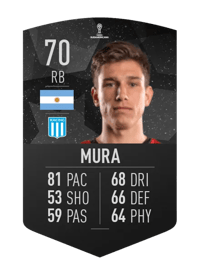Facundo Mura CONMEBOL SUDAMERICANA 70 OVR