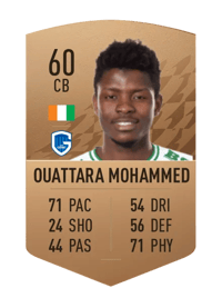 Aziz Ouattara Mohammed Common 60 OVR
