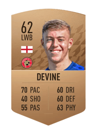 Reece Devine Common 62 OVR
