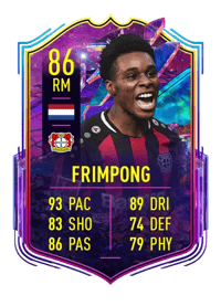 Jeremie Frimpong FUT Future Stars 86 OVR