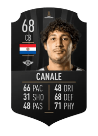 José Canale CONMEBOL LIBERTADORES 68 OVR