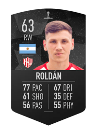 Enzo Roldán CONMEBOL SUDAMERICANA 63 OVR