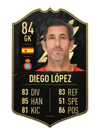 Diego López Team of the Week 84 OVR