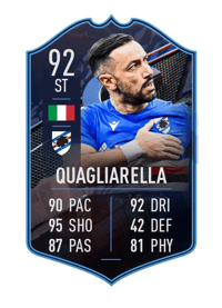 Fabio Quagliarella FUT CAPTAINS 92 OVR