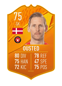 David Ousted Domestic Man of the Match 75 OVR
