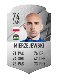 Adrian Mierzejewski Rare 74 OVR
