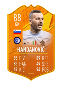Samir Handanovič Domestic Man of the Match 88 OVR