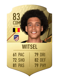 Axel Witsel Rare 83 OVR