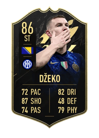 Edin Džeko Team of the Week 86 OVR