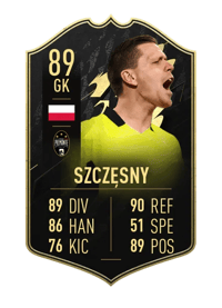 Wojciech Szczęsny Team of the Week 89 OVR