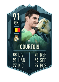 Thibaut Courtois POTM LALIGA SANTANDER 91 OVR