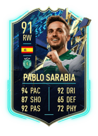 Pablo Sarabia Team of the Season 91 OVR