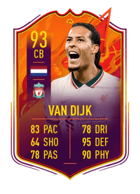 Virgil van Dijk HEADLINERS STREAK 93 OVR