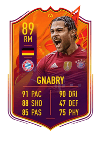 Serge Gnabry HEADLINERS STREAK 89 OVR